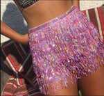 Somali Tassel Sequined Skirt