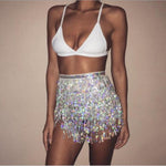 Somali Tassel Sequined Skirt