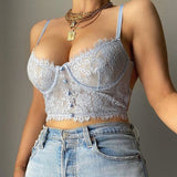 Scottish Fold Cut-out Lace Bra