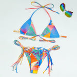 Exotic Print Bandage Bikini