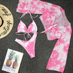 Oregon Tie-dye Three Piece Swimwear