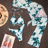 Oregon Tie-dye Three Piece Swimwear