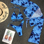 Oregon Tie-dye Three Piece Swimwear