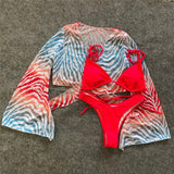 Oregon Tie-dye Three Piece Swimwear