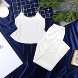 Turkish Angora Backless Silky Pajama