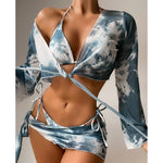 Oregon Tie-dye Three Piece Swimwear