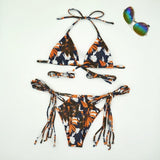 Exotic Print Bandage Bikini