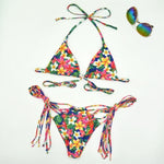 Exotic Print Bandage Bikini