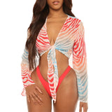 Oregon Tie-dye Three Piece Swimwear