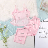 Turkish Angora Backless Silky Pajama