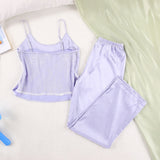 Turkish Angora Backless Silky Pajama