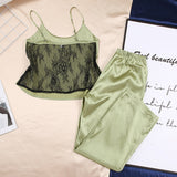 Turkish Angora Backless Silky Pajama