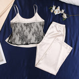 Turkish Angora Backless Silky Pajama