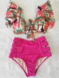 Abyssinian Ruffled Hem Bikini