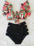 Abyssinian Ruffled Hem Bikini