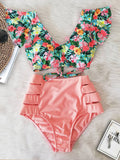 Abyssinian Ruffled Hem Bikini