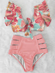 Abyssinian Ruffled Hem Bikini