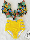 Abyssinian Ruffled Hem Bikini