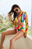 Three Piece Long sleeve Bikini